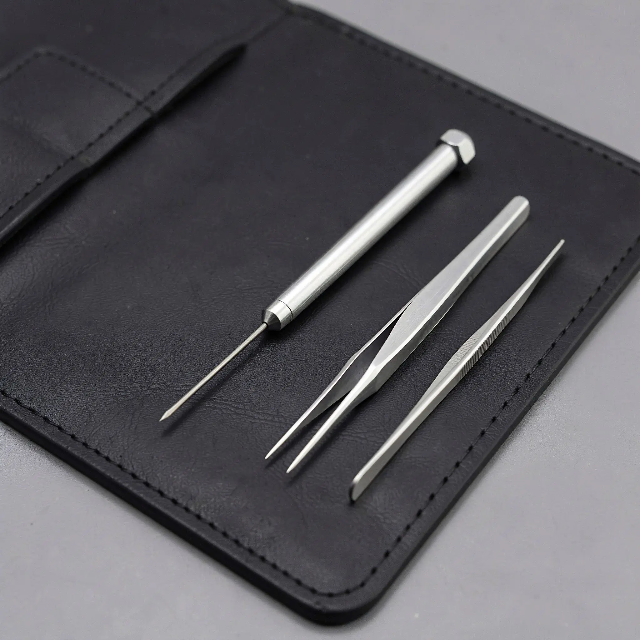6.7 Inch Aluminum Alloy Fine Tip Spot Welding Pen Jewelry Repair Pick Tool Precision Marking Awl Hand Scribe for Metalworking