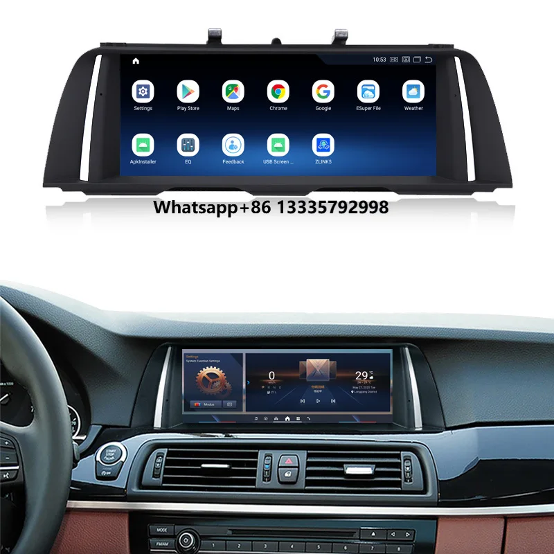 

1920*720p HD LCD Touch Screen Car Stereo with 360Camera Carplay GPS WIFI for BMW5 Series F10 F11 528i CIC NBT