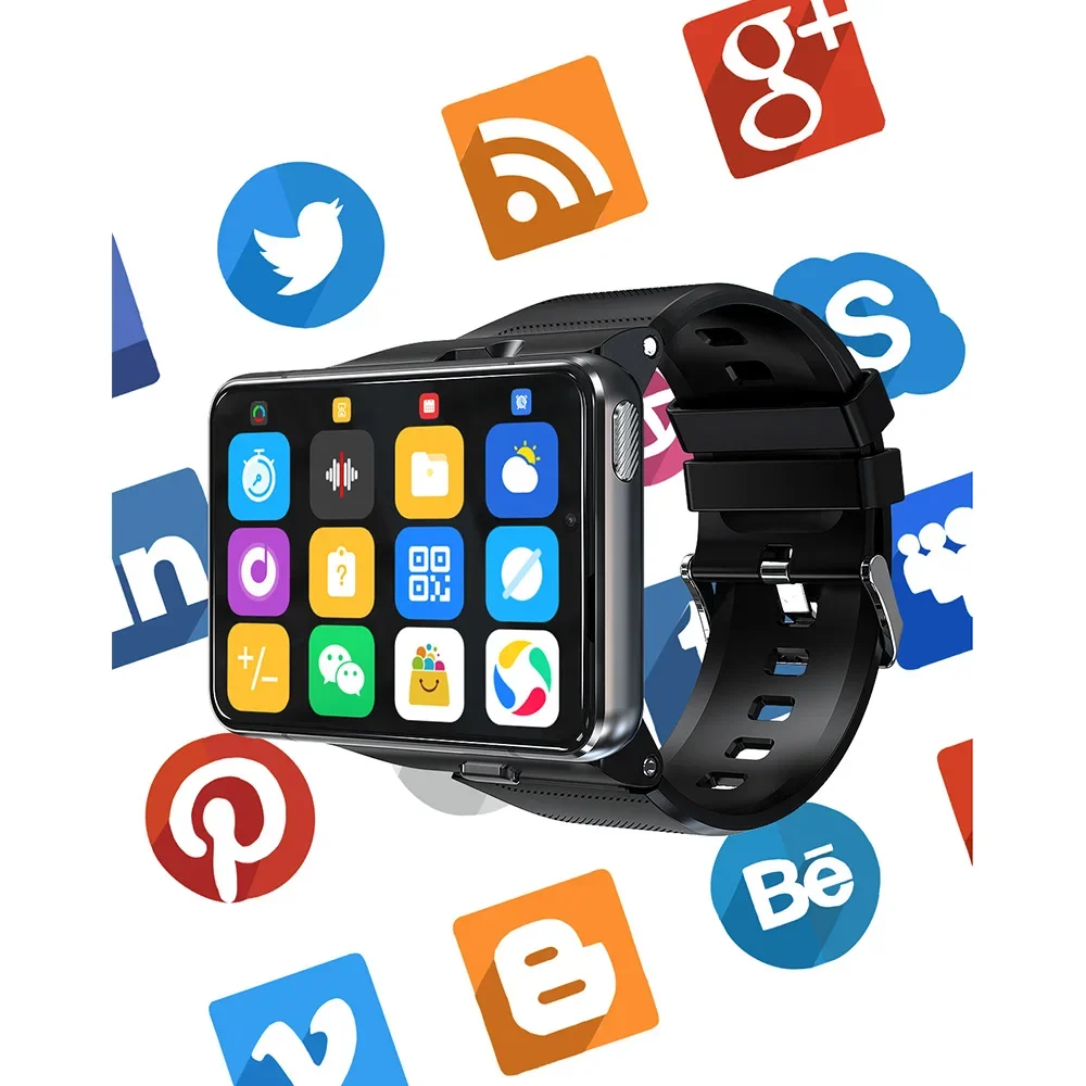 Relojes wearable devices DM100 4G Sport Smart watch Waterproof Android GPS Fitness Tracker with SIM Card Slot