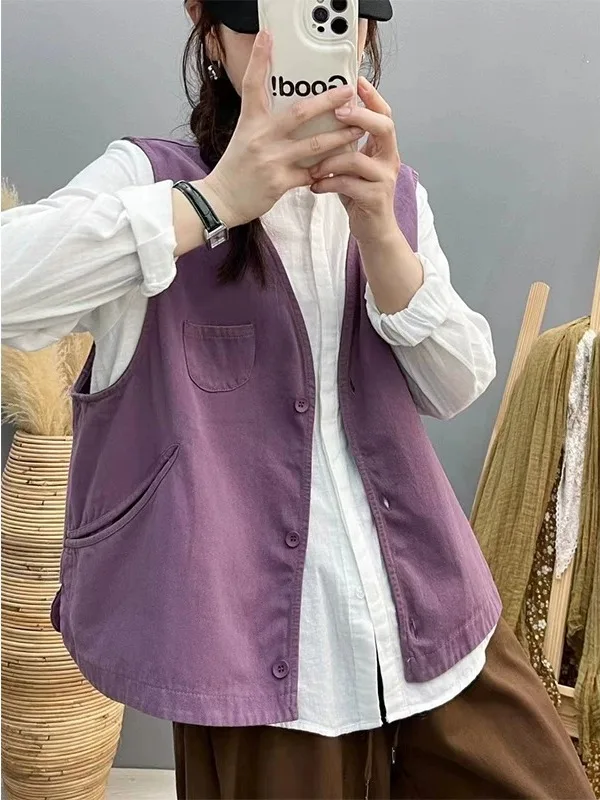 

Летняя новинка: Женский кардиган-топ без рукавов с V-образным вырезом, свободного кроя, больших размеров, повседневный, стандартной длины