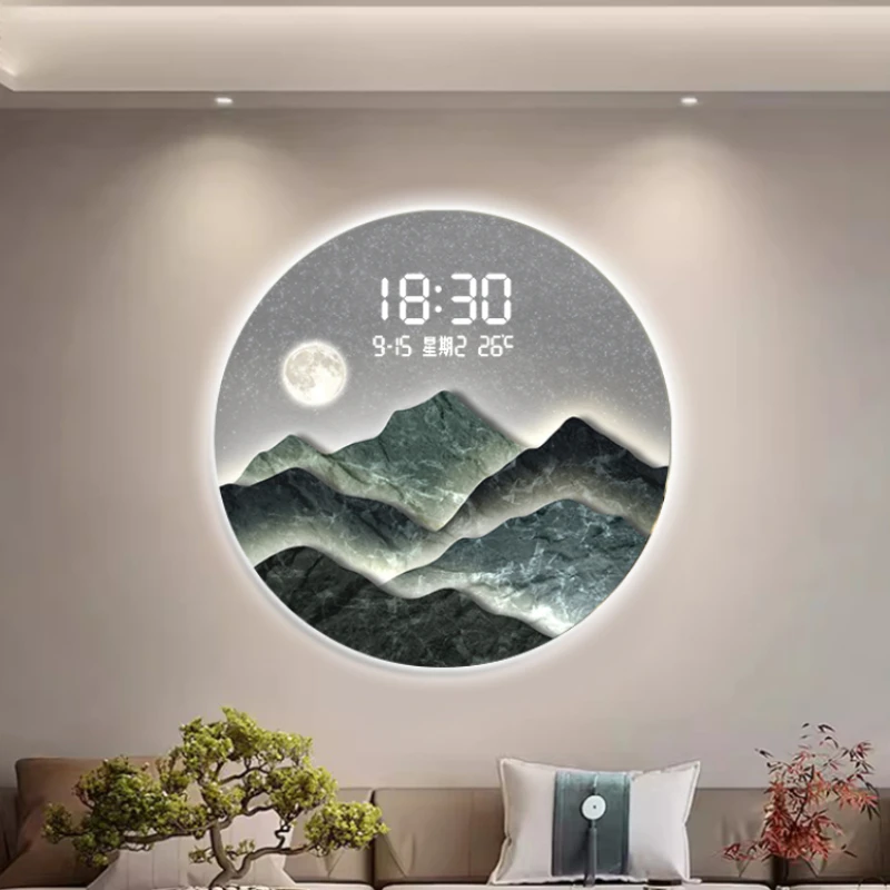 Big Size Design Office Digital Clock Living Room Art Digital Wall Clock Large Fancy Ornaments Horloge Murale Decoration Home