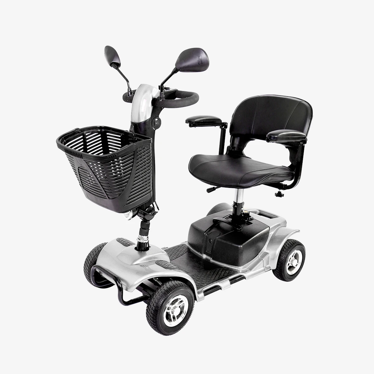 High-Performance 4-Wheel Foldable Electric Power  for Elderly Easy-to-Transport Handicapped Mobility Scooter