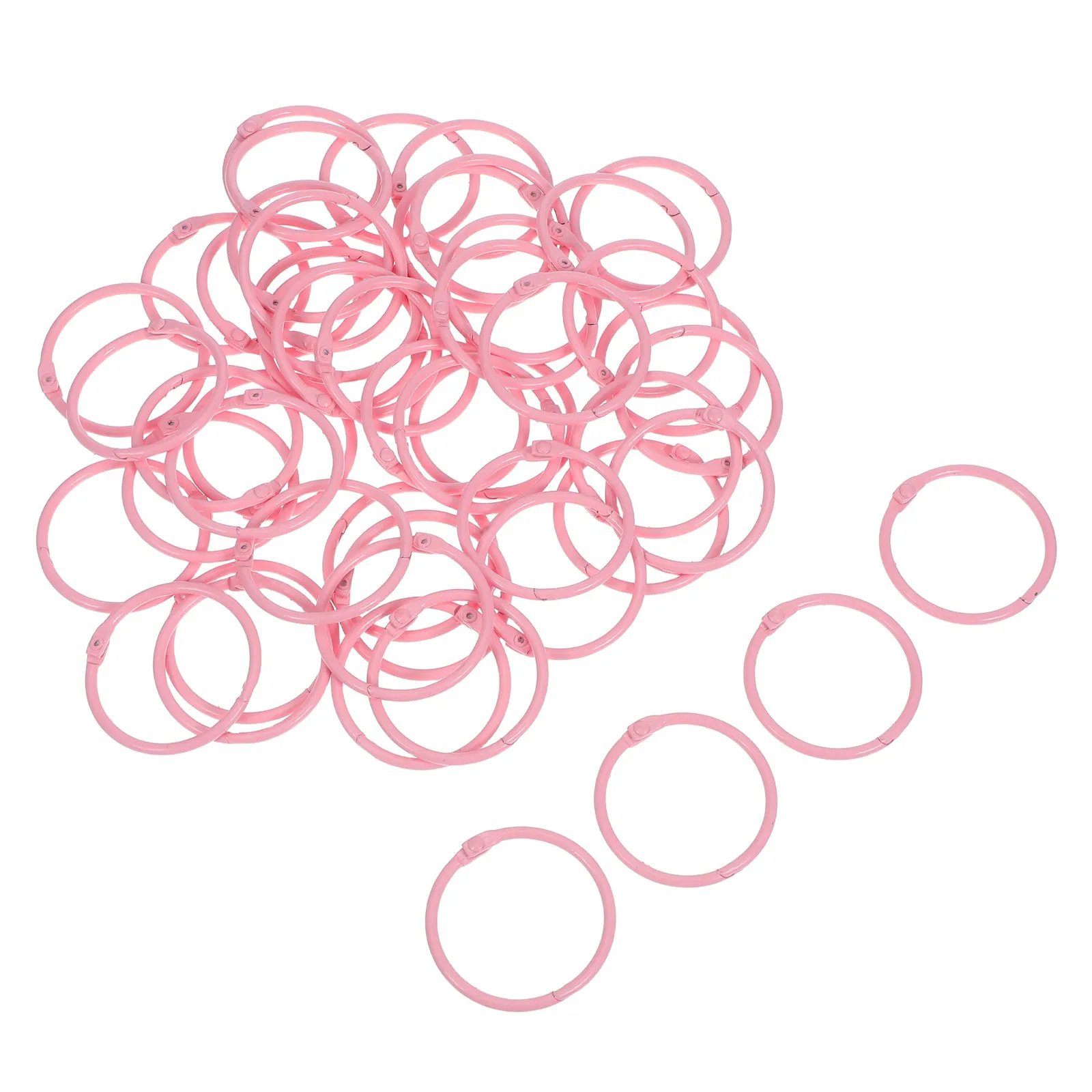 50pcs-heavy-duty-metal-loose-leaf-rings-40mm-for-flashcards-notebook-paper-index-cards-binder-clips-key-rings-portable-compact