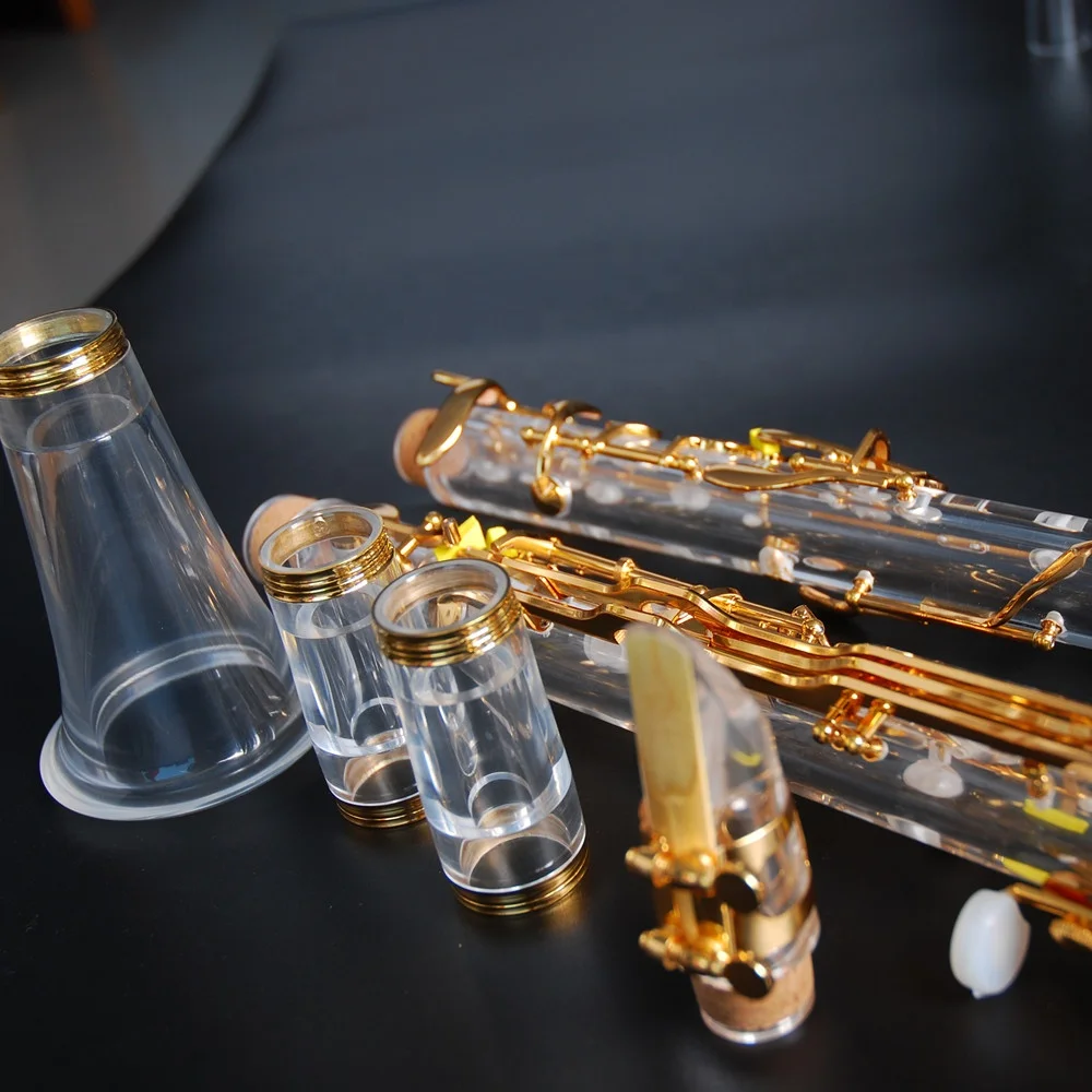 Professional exam results: Transparent gold-plated clarinet  system key G