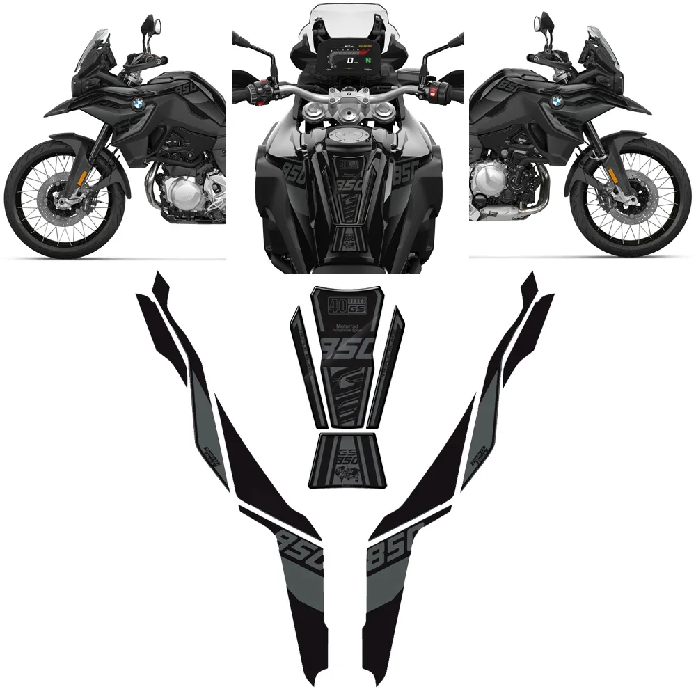 

For BMW F850GS F750GS 2018-2021 40 Year Decals Motorcycle Fairing Sticker Kit and Tank Stickers