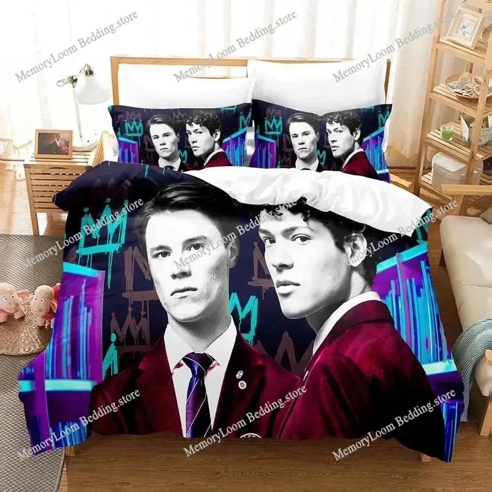 Young Royals TV Bedding Set Single Twin Full Queen King Size Bed Set Aldult Kid Bedroom Duvetcover Sets Parure De Lit Bed