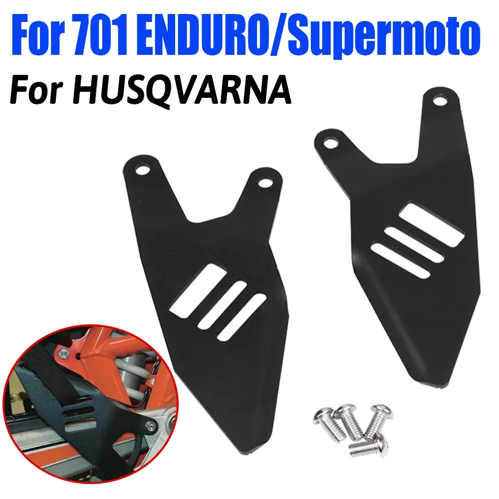 

For HUSQVARNA 701 ENDURO 701 Supermoto Footrest Rear Heel Guard Cover Luggage Rack-less Bags Strap Mounting Bracket Accessories