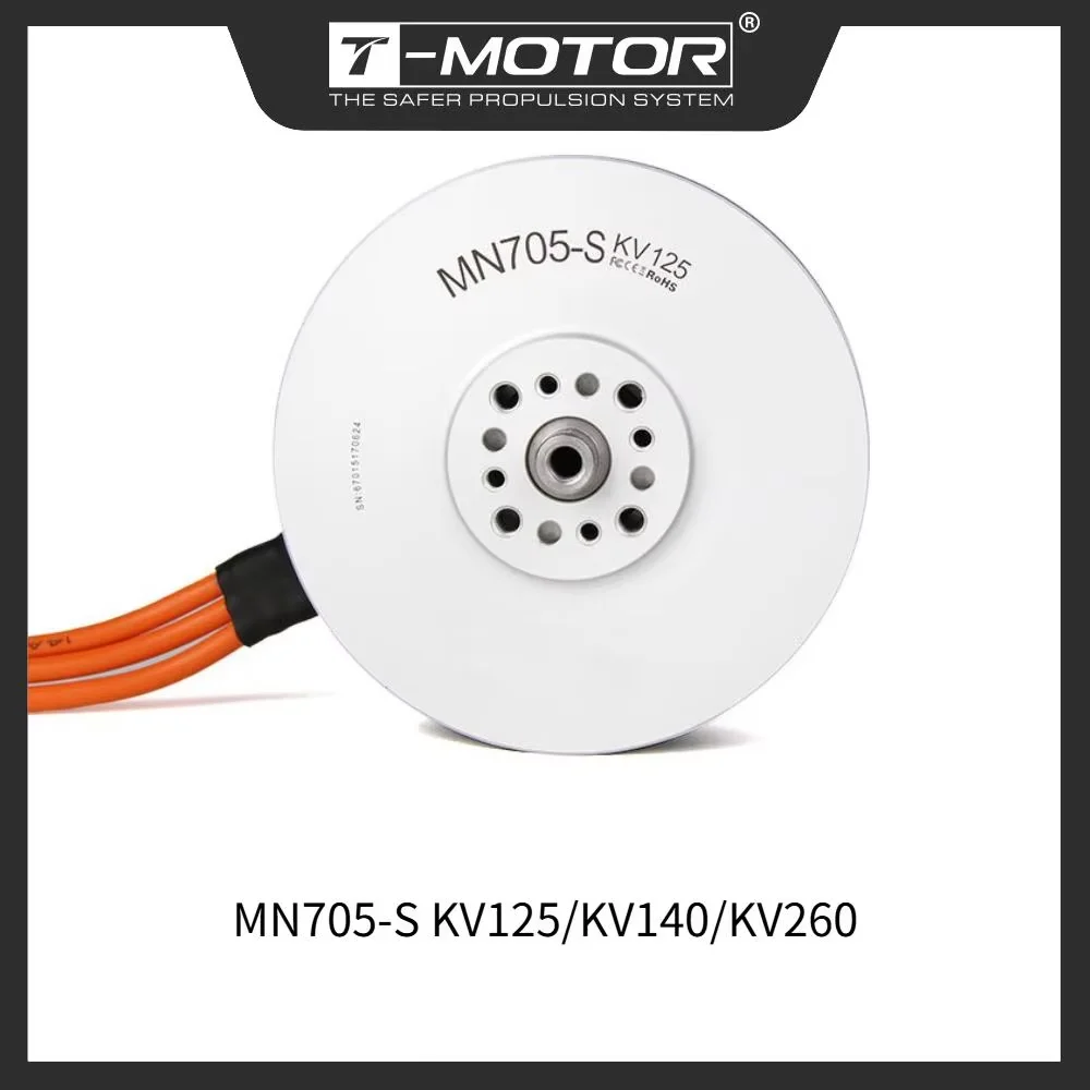 T-MOTOR MN705-S High Torque RC Drone Outrunner Aircraft 48V 2KW Dc Electric VTOL Fixed Wing Engine