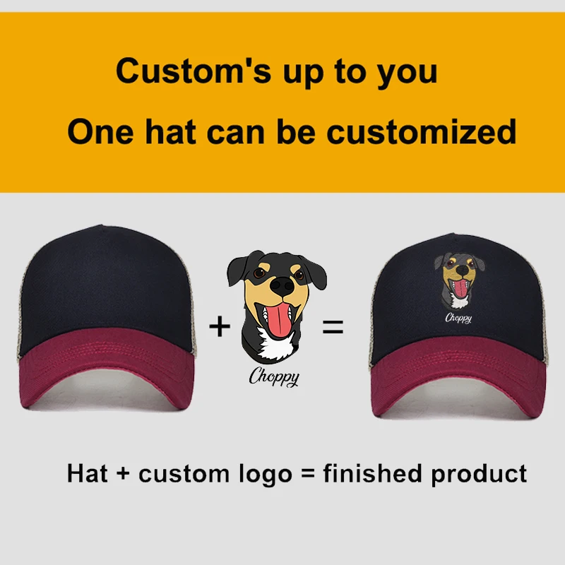 Custom Logos Truck Caps Summer Breathable Net Blank Company Logo Hat Personalized Mens Baseball Cap Sorority Embroidered Hat Nov