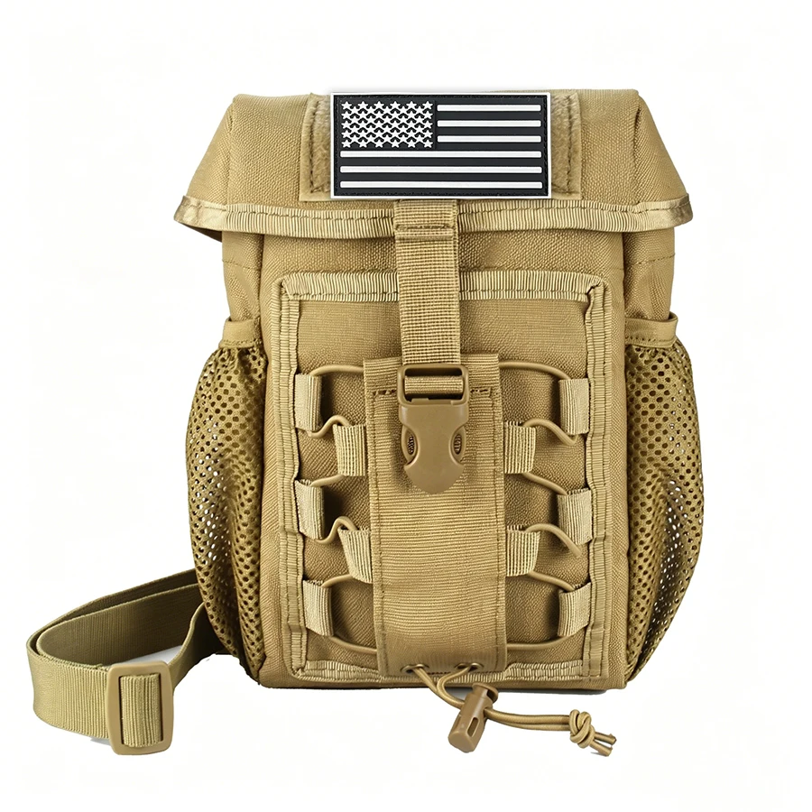 

Lightweight MOLLE System Expandable Pack, Mountable Crossbody Bag, Outdoor Hunting Storage Bag