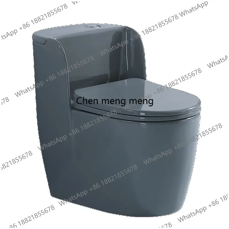 

Z136 Бытовой керамический цветной сифон большого диаметра, супер волновой унитаз, бесшумный смывной унитаз, унитаз