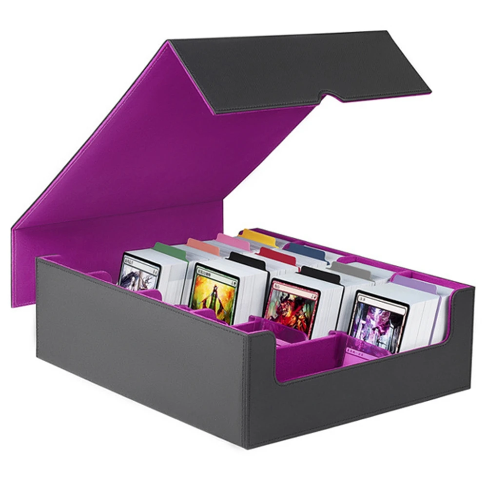 

Upgrade Card Storage Box,Fits 2400+ Single Sleeved Cards A_ELOS