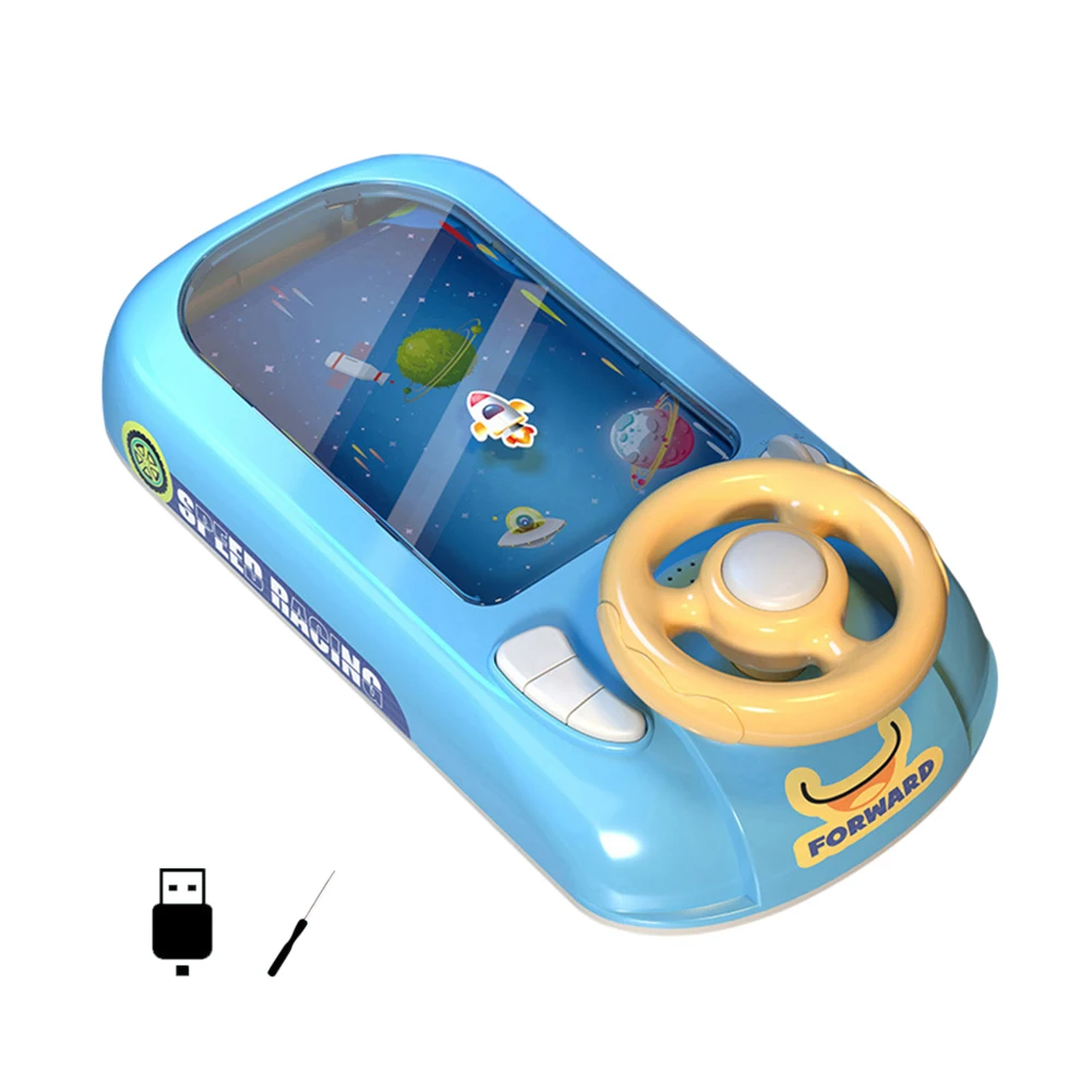 Stuurwielspeelgoed voor kinderen Werkt op batterijen Muzikaal Raceauto Speelgoed Educatief wielsimulatie Rijspeelgoed Interactief voor kleuterschool