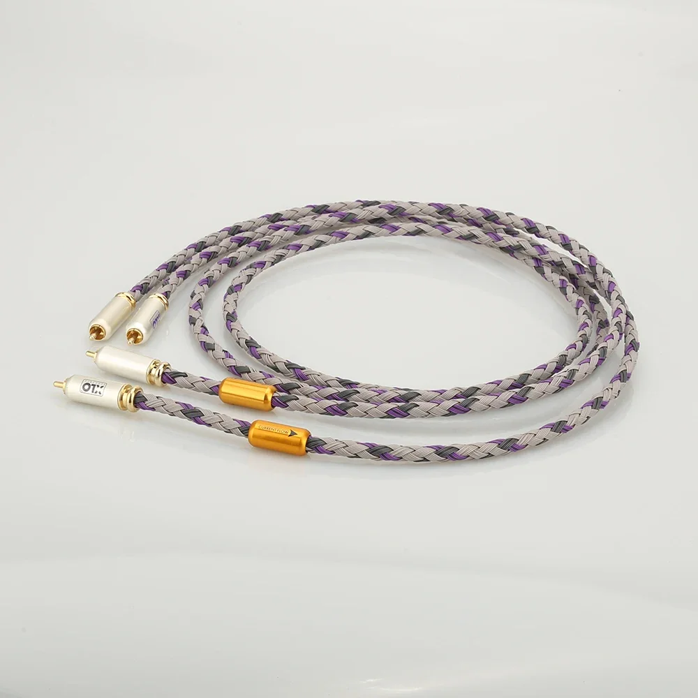 Высококачественная пара аудиокабелей XLO Signature S3-1 односторонний аудио соединительный кабель RCA