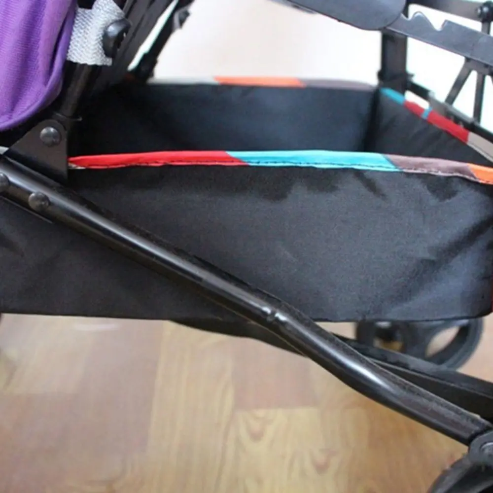 Bag Bottom Basket Wheel Chair Organizer Pram Buggy Stroller Storage Bag Stroller Cup Holder Bottle Holder Baby Pram Organizer