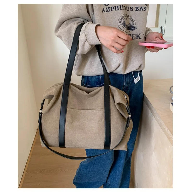 

Классическая дизайнерская женская сумка-тоут в парижском стиле, из высококачественной кожи, элегантная модная сумка, повседневная простая винтажная сумка-мессенджер.