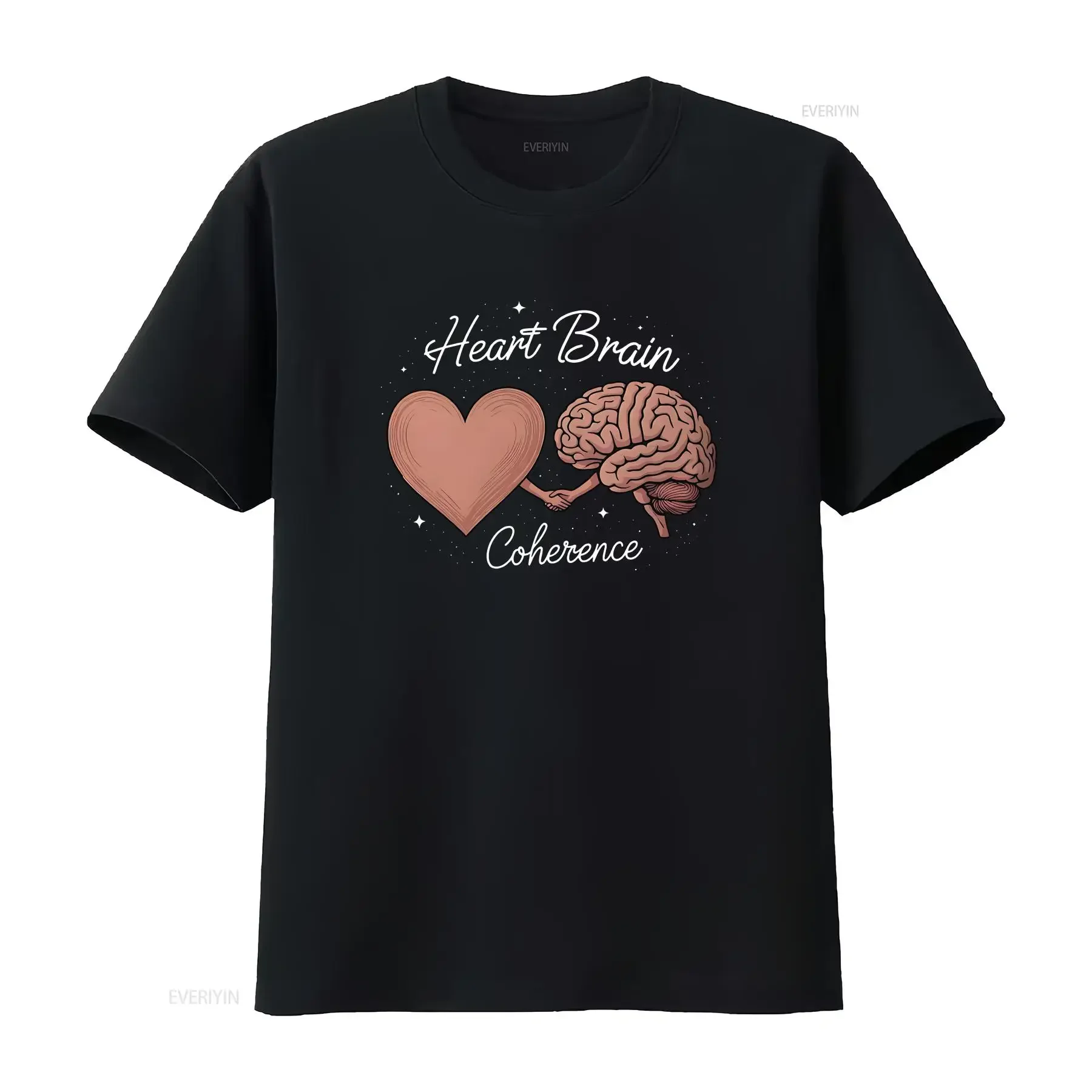 Heart Brain Coherence Joe Dispenza Meditation Yoga  T Shirt vintage Washed Comfortable homme Unisex Top For Everyday Wear