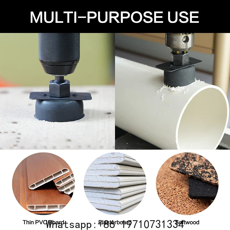 Hole Saw Set 8/11/16PCS Hole  Kit in Case Drill Bit Kit with Mandrels and Hex Key for Soft Wood Plywood Drywall PVC