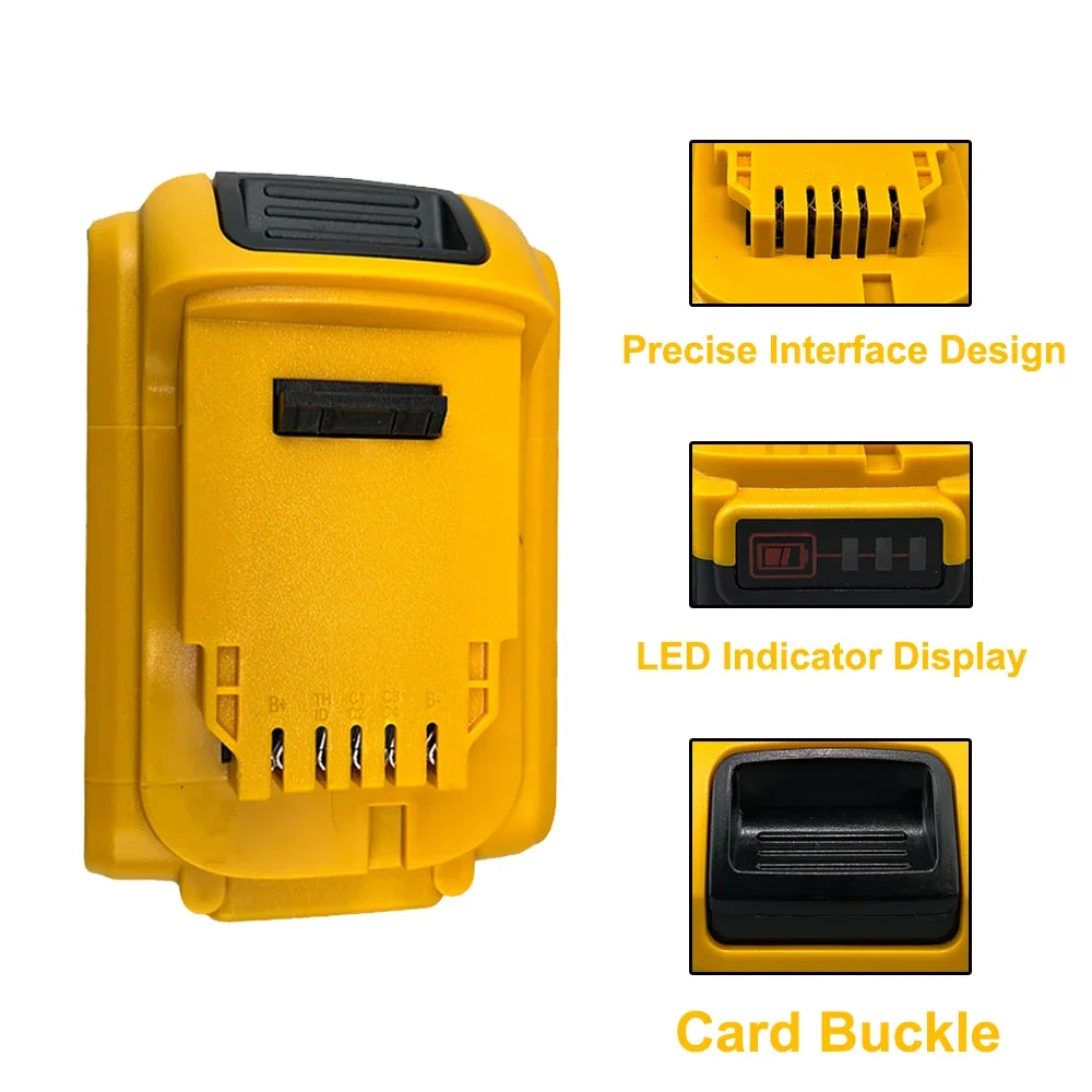 

For Dewalt 18V DCB184 DCB200 DCB182 DCB180 DCB181 20V 3000/4000/5000mAh Lithium Replacement Battery