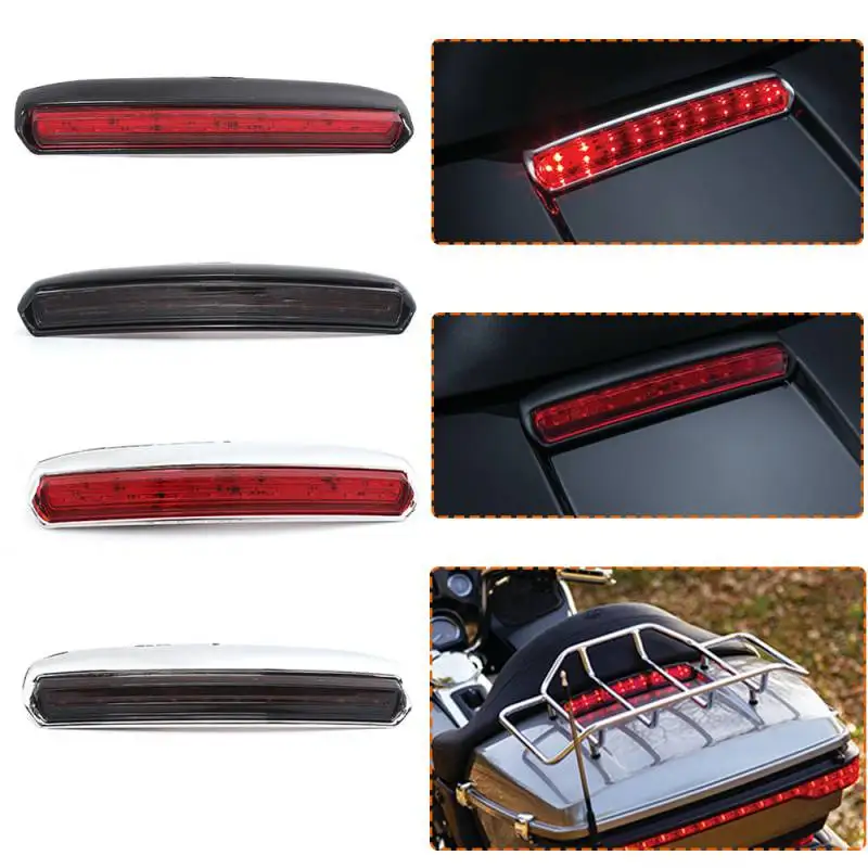 Motorcycle Rear Lid Light Tour Pack Tail Light Lamp Decorative Taillight For Harley Electra Road Glide CVO Ultra Tri Glide 2014+