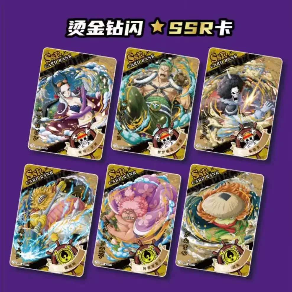 Anime Wano Country Collectible Trading Card Booster Box Shiny Foil Card Packs Tabletop Game Toy For Anime Hobby Collectors