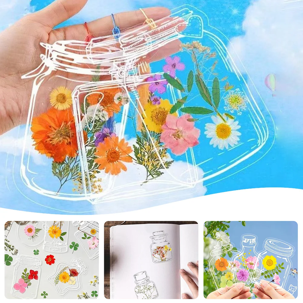 Закладки с сушеными цветами, легкие прозрачные закладки своими руками для детей, мальчиков и девочек