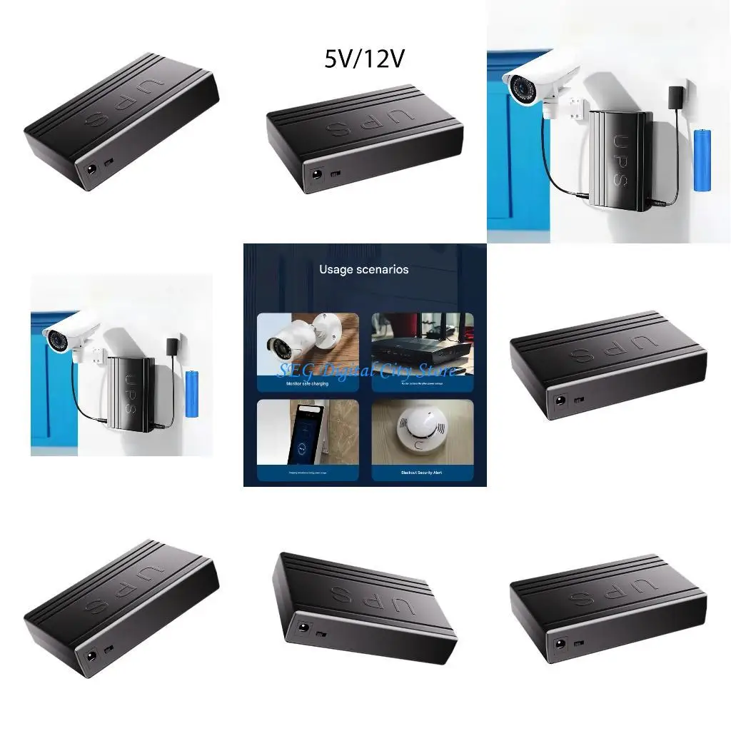 

U75B 5V 12V UPS Backup Power Unit Overload Short Circuit Safety