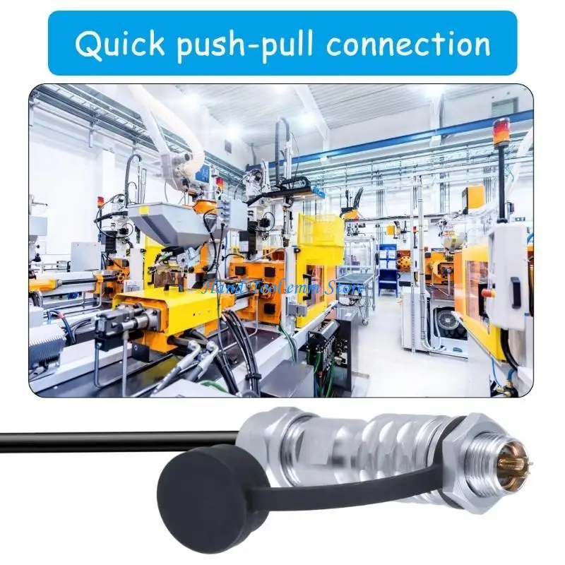 

H37F SF10 Metal Connector Set Industrial SF10 Male And Female Connector Plug And Socket For Digital Wiring Needs