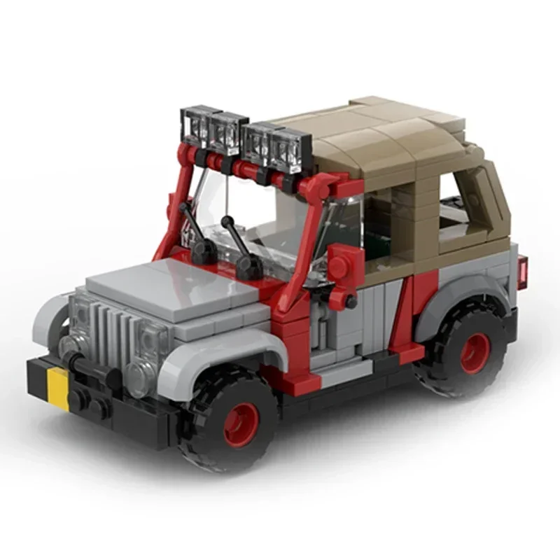 Popular Dinosaur Movies Model Moc Building Bricks Park Staff Car Technology Modular Blocks Gift Christmas Toys DIY Sets Assembly