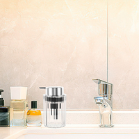 2PCS 300ml Refillable Soap Dispenser Bottles Foaming Leakproof Pump Kitchen Travel Home Facial Cleansing Foam Liquid Dish