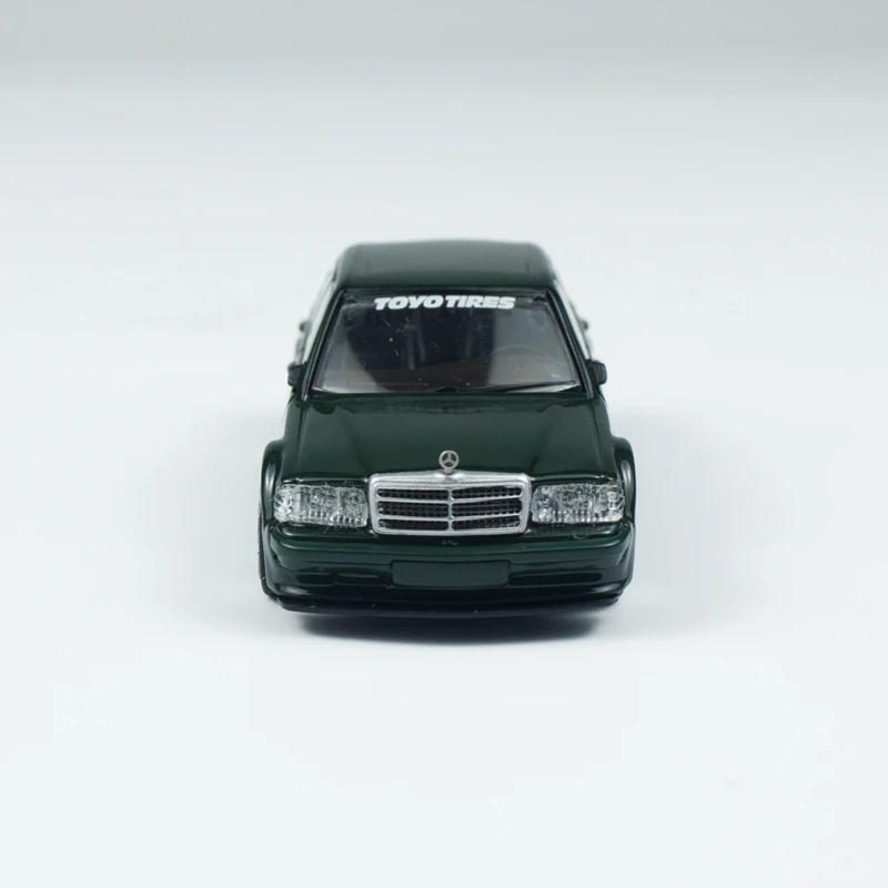Tarmac Works 1/64 Benz 190 E 2.5 16 EVO 1 إطارات تويو لعبة معدنيّة لسيارة دييكاست نموذج معدني هدايا