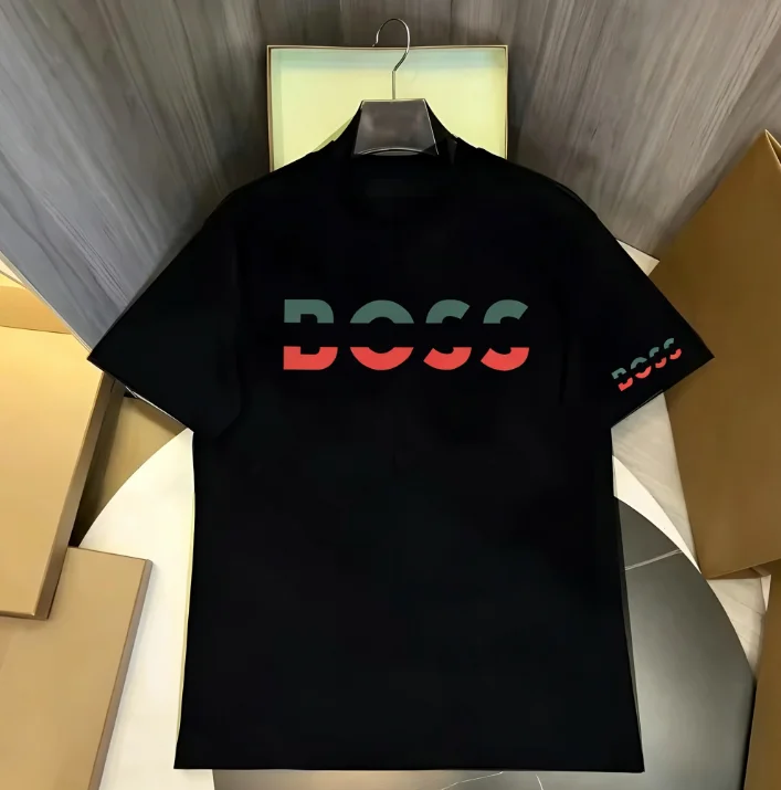 2026 High End Brand Letter Printed T-shirt for 2026 Summer, Cotton Casual Luxury Street Top for Men and Women