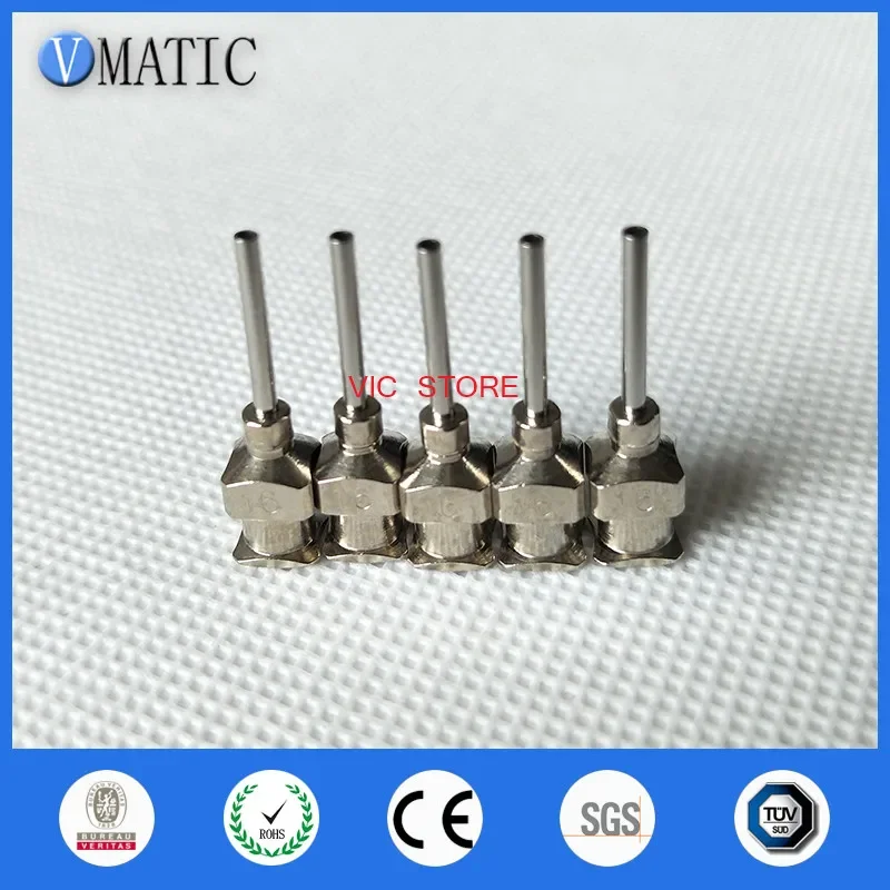 Free Shipping High Precision 0.5'' 16G Stainless Steel Glue Dispensing Tip 12Pcs Liquid Dispenser Needles 1/2 Inch