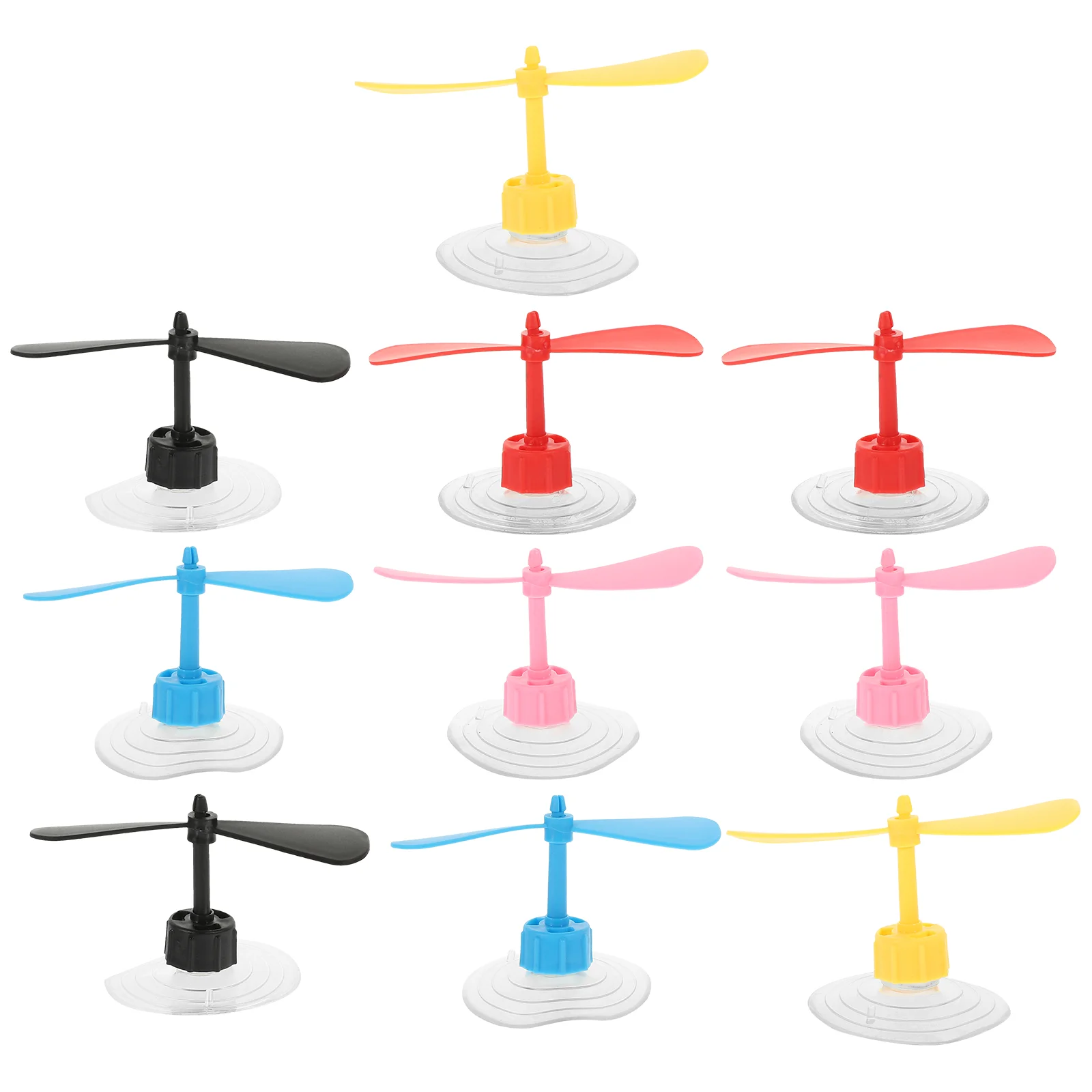 

10 Pcs Suction Cup Windmill Decor Lovely Motorcycle Sucker Dragonfly Creative Motorbike Funny