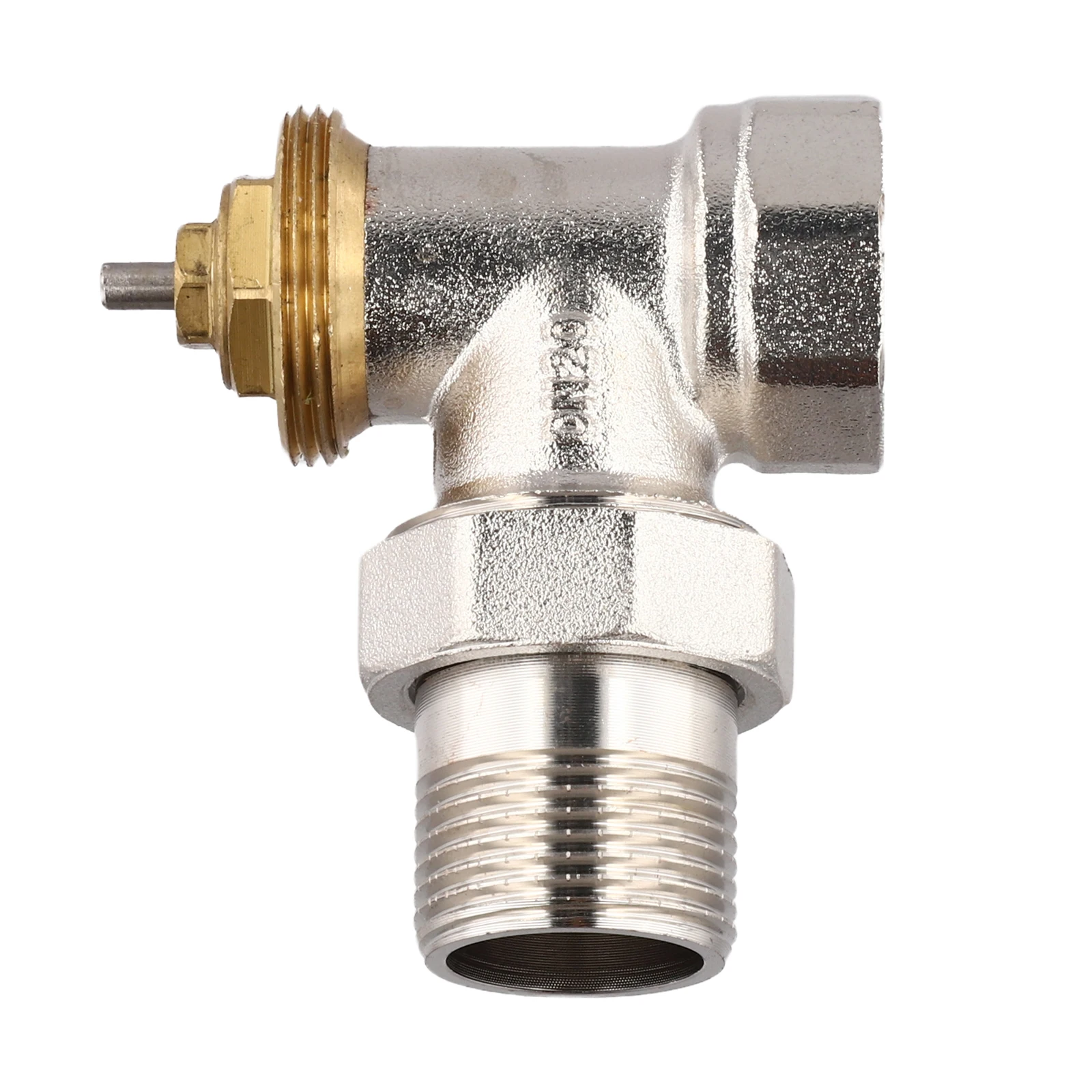 Brass Straight Radiator Valve Without Thermostatic Head For HVAC System DN15 Radiator Angle Thermostatic Regulating Valve