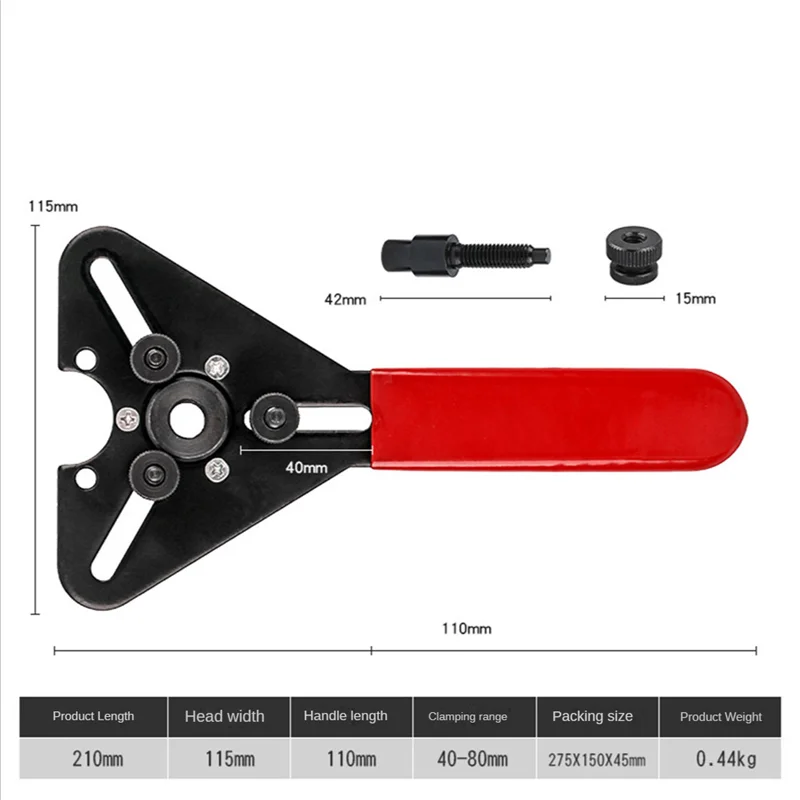 Universal Automotive Air Conditioning Compressor Clutch Remover Disassembly Tool Wrench Car Air Conditioner Repair Tools