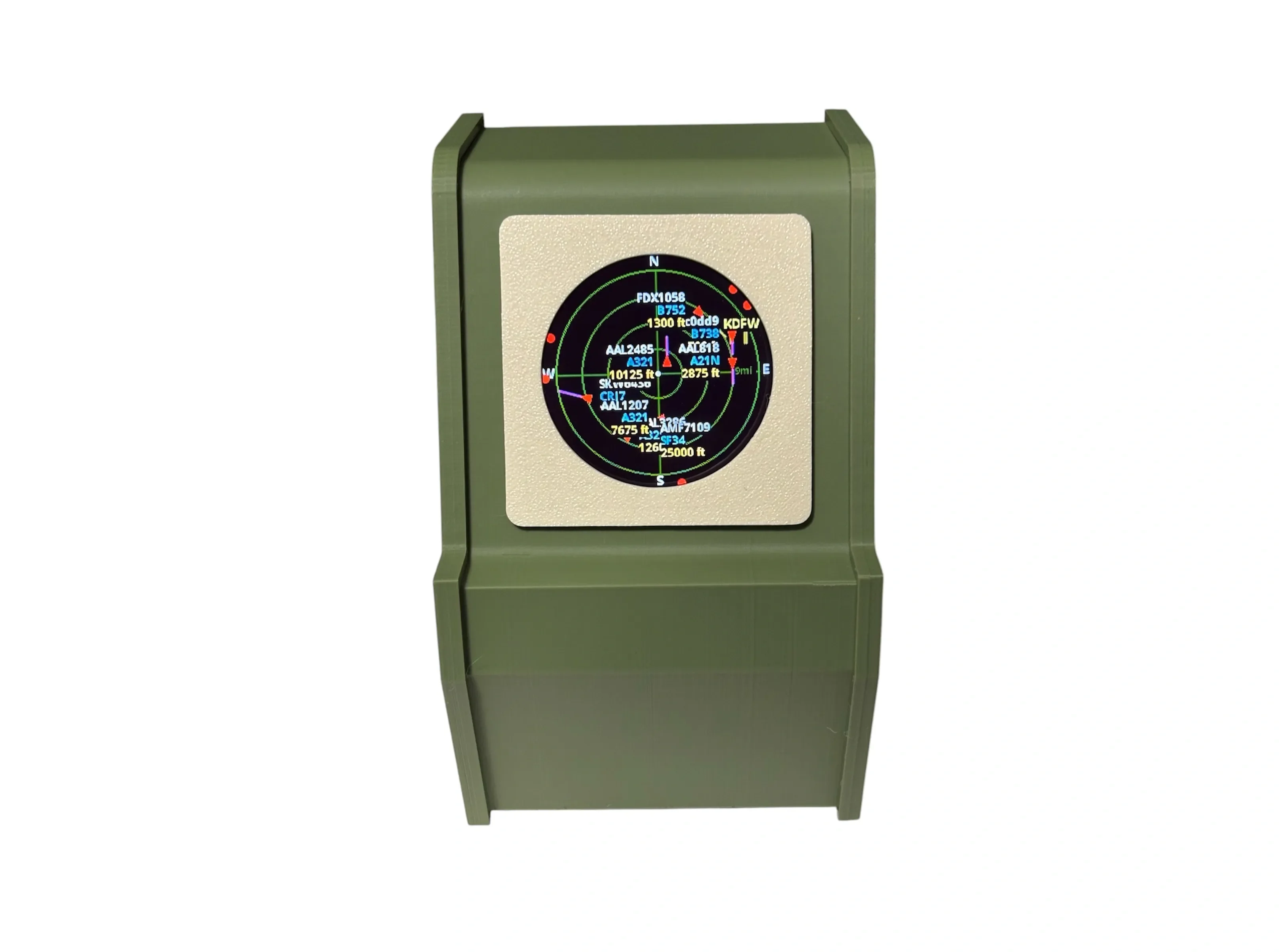 custodia-stampata-in-3d-per-dispositivo-di-monitoraggio-dei-voli-alimentato-tramite-usb-c-con-schermo-a-griglia-sonar-monitor-radar-per-aerei-tracciamento-in-tempo-reale-design-compatto