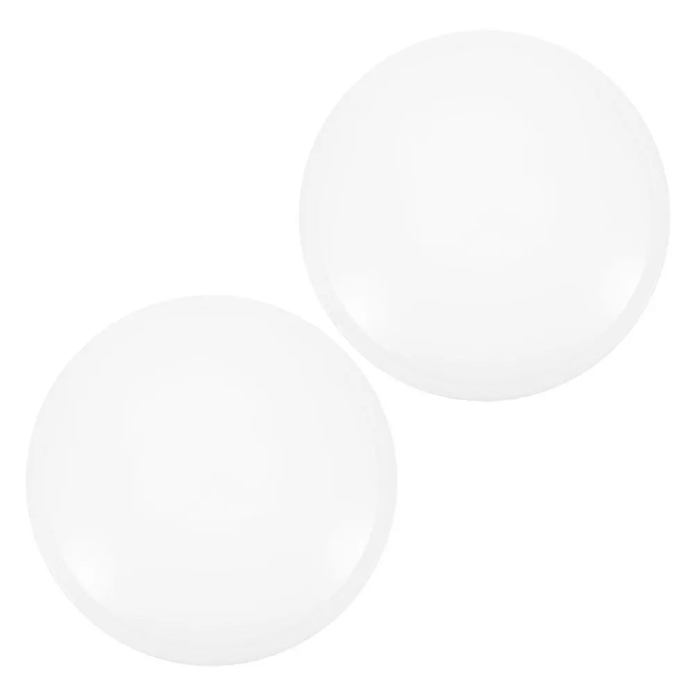 

2pcs Round Flush Mount Ceiling Light Shade 18.7Cm Plastic Anti-Yellowing Diffuser For Led Fixtures Kitchen Hallway Bedroom Lamp