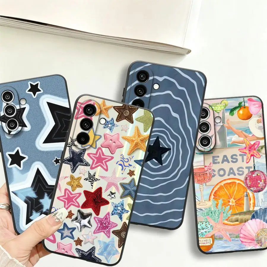 Colorful Stars Hot Case for Samsung Galaxy A57 A05 A37 A50 A25 A16 A06 A73 A51 A15 A55 Phone Cover A70 A41 A52 A36 A53 A17