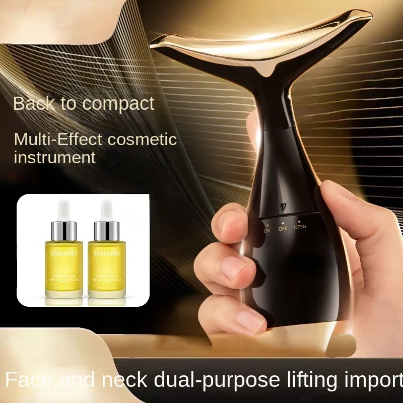 Introduce the lifting and tightening electric massage beauty instrument to fade the facial tattoo artifact