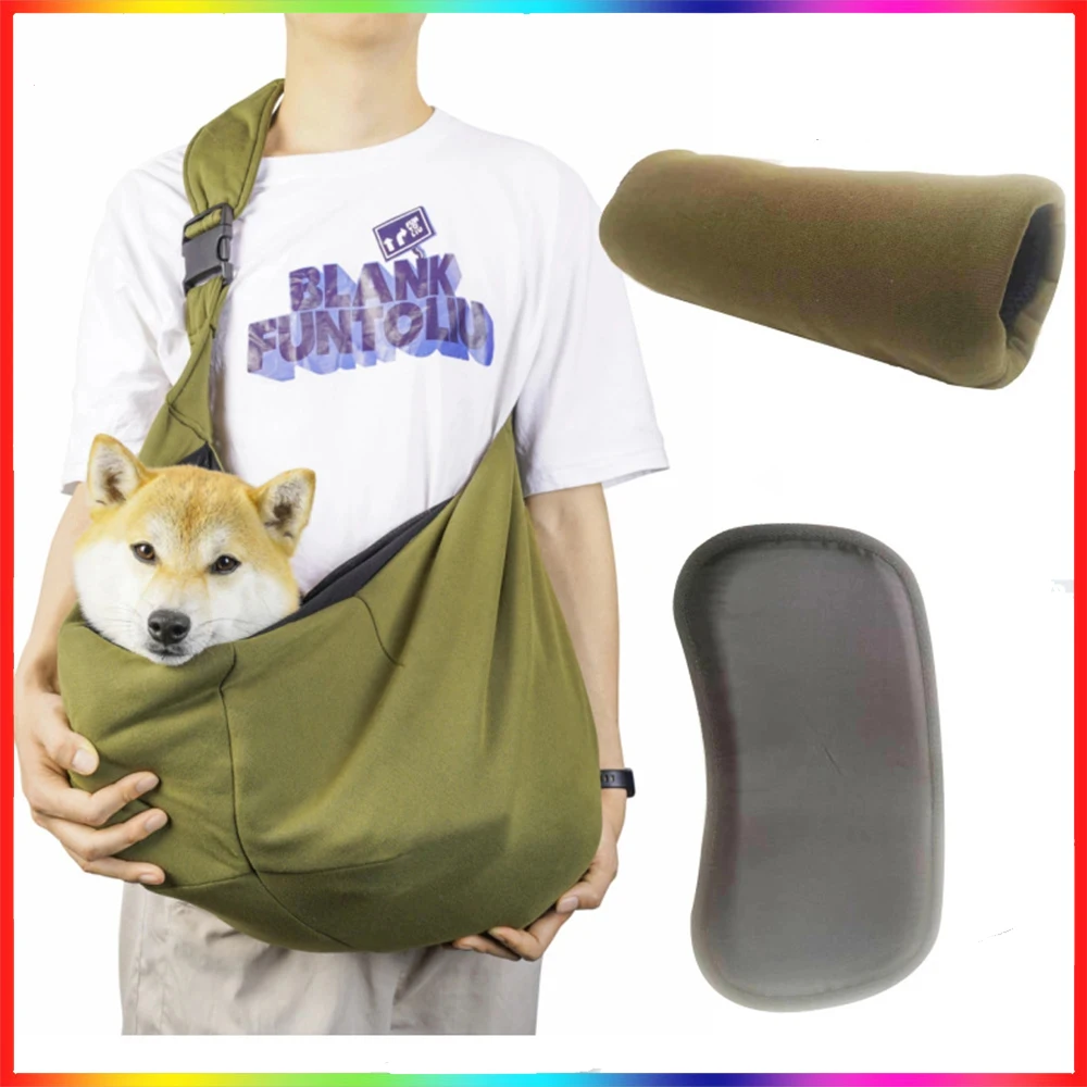 Comfortable Dog Bag Pet Out Crossbody Shoulder Bag Outdoor Travel Portable Cat Puppy Sling Bag Tote Pet Carrying Supplies