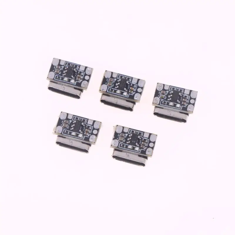 5 шт. мини-литиевая батарея 3,7 В 4,2 В 18650 клавиатура зарядка плата питания защита Type-c входной модуль постоянный ток и напряжение