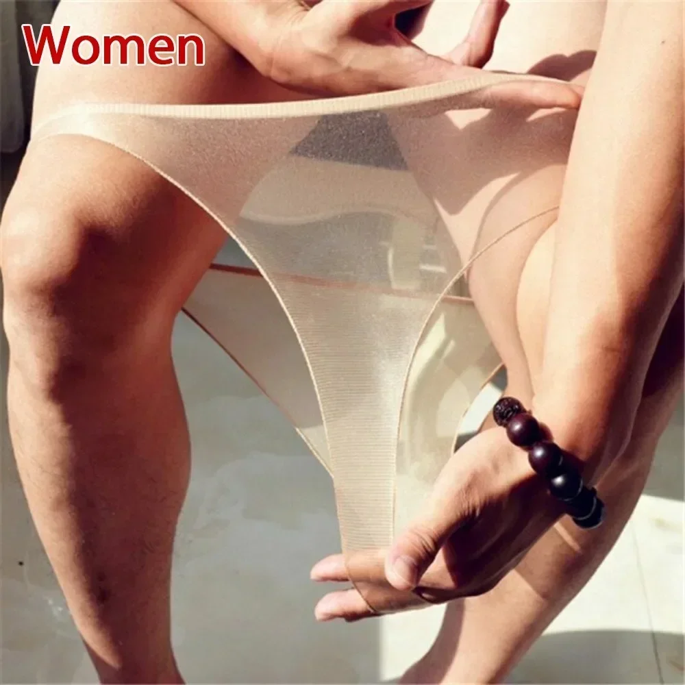 New Women/Men Sexy Sheer Ultra-Thin Breathable Lace Traceless Transparent Panties Lingerie Knicker Stretch Ladies Briefs