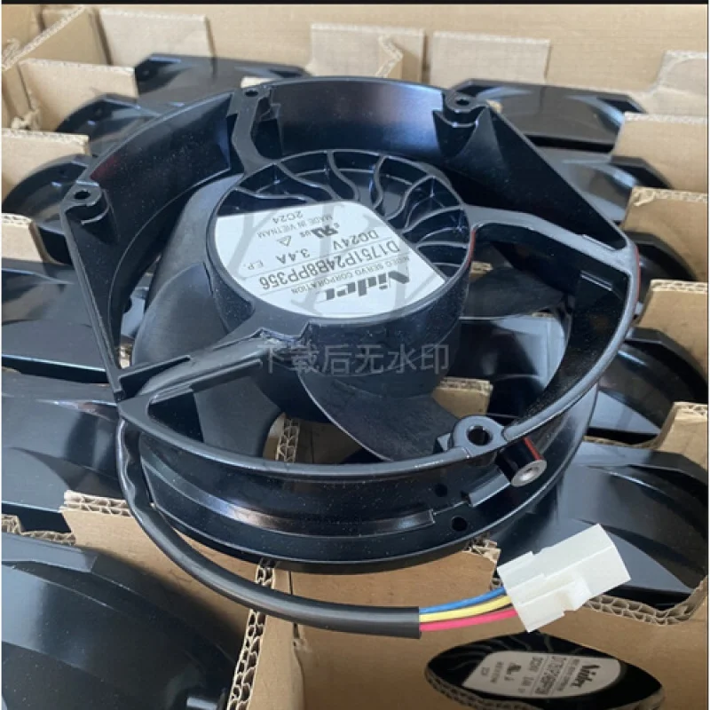 Y+NIDEC D1751P24B8PP356 DC24V 3.4A 17CM 4-Wire Cooling Fan