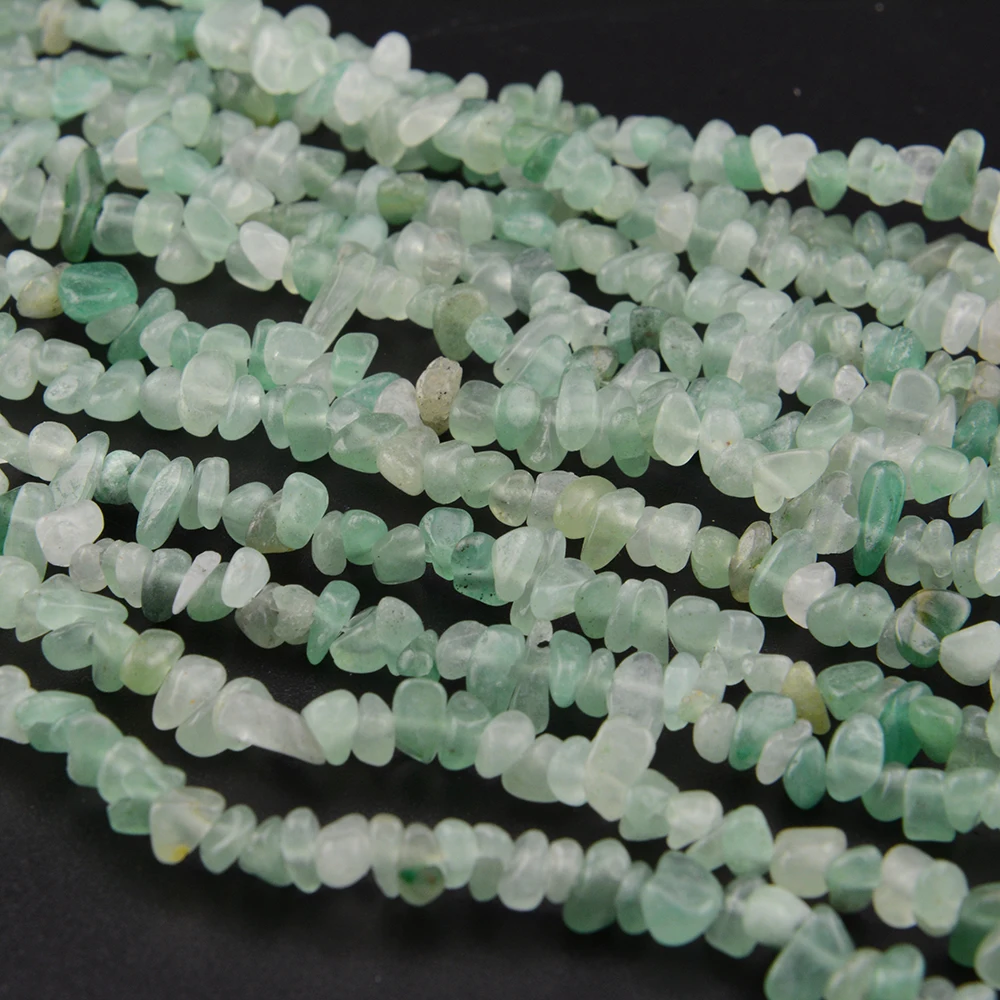 Natrural Green Aventurine Irregular Chip Beads 4mm-6mm ,Length 80cm,DIY Bracelet/Necklace For Jewelry Making