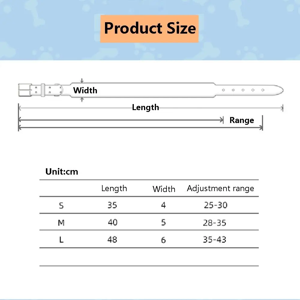 조정 가능한 넓은 개 목걸이, 부드럽고 튼튼한 대형 번식 목걸이, 편안한 소가죽, 애완동물 목걸이 스트랩, 디어하운드
