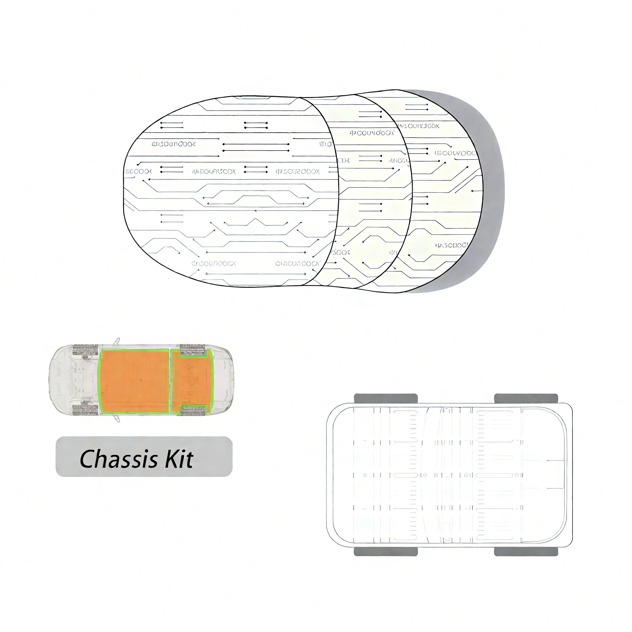 

For tea All-vehicle Sound Insulation and Noise Reduction System Chassis Set Easy-to-install Car Sound Insulation Board