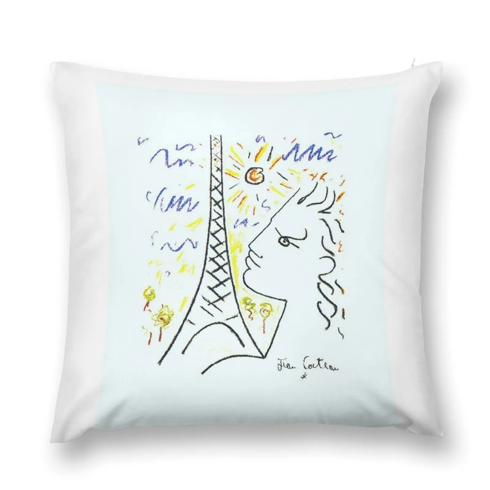 

Jean cocteau artwork jean cocteau painting jean cocteau Throw Pillow Christmas Cushion For Home Pillowcases Bed Cushions pillow