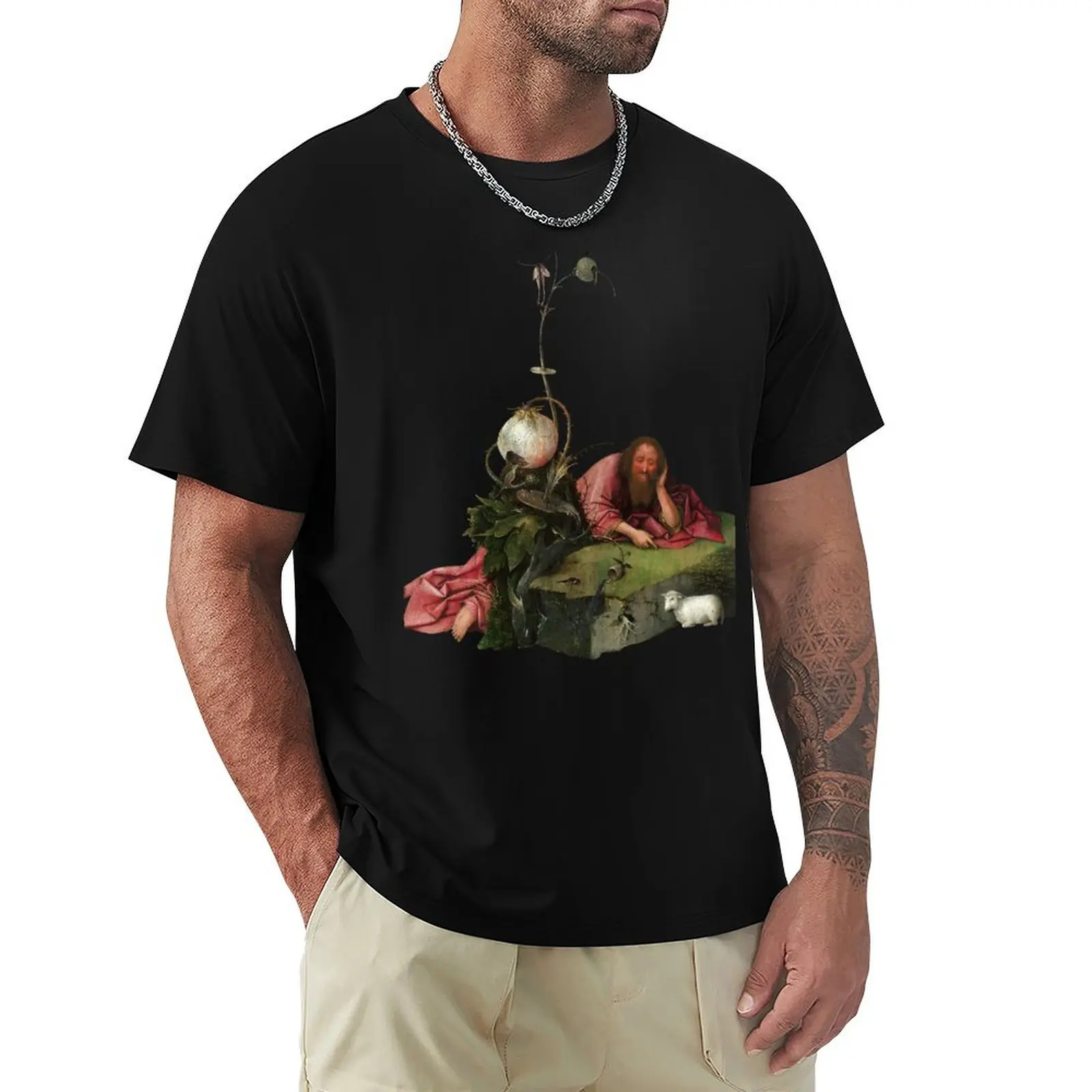 

Hieronymus Bosch – Saint John the Baptist T-Shirt Man t-shirt football t shirt Short sleeve tee men