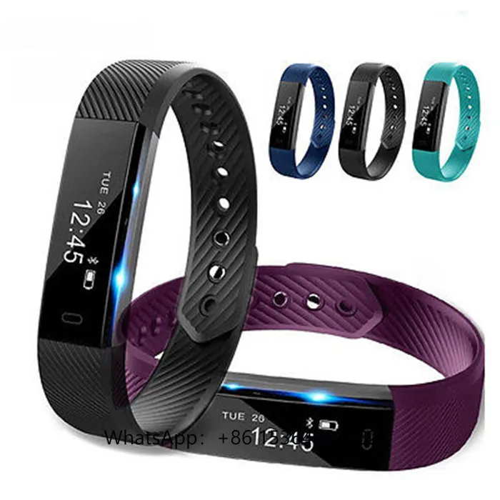 

TJXL-ID115 Smart Bracelet OLED Display Fitness Tracker with Pedometer and Activity Monitor Compatible with Android Operation Sys